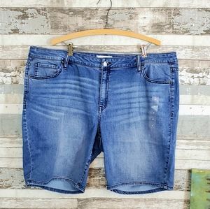 Lane Bryant Embellished Bermuda Shorts, NWT